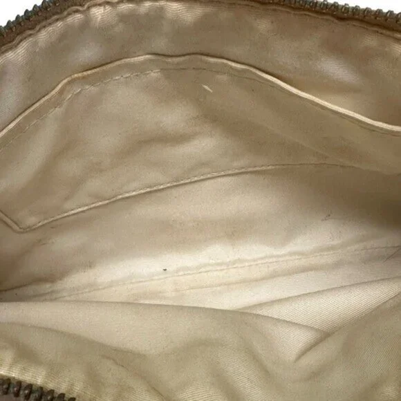 Coach East West Crossbody Purse Handbag Pop Up Pouch F52657 Light Khaki Chalk